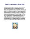 ORIGEN DE LA TRIGONOMETRIA