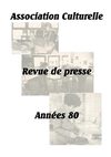 Association Culturelle - Revue de presse années 80