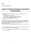 Carnet de bord-MPS