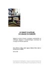 Le droit d'auteur en usage en Europe