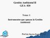 Clase I Gestion Ambiental II 