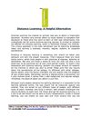 Distance Learning - A Helpful Alternative
