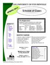 Spring 2011 Course Schedule Booklet