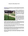 Getting Your Home Ready To Sell