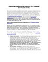 Improving Productivity & Efficiency in a Customer Service Call Center