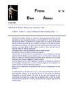 FBA 14 Nous ne sommes plus dans le monde profane