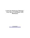 Credit After Bankruptcy Discharge