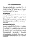 l'usage professionnel du web social