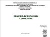 Ecología (Principio de Exclusión Competitiva)