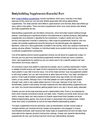 Bodybuilding Supplements Essential Part