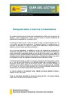 Guía del Lector nº 8 del Centro de Documentación Cultural