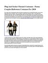 Plug And Socket Themed Costumes - Funny Couples Halloween Costumes For 2010