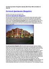 Serviced Apartments Bangalore Enjoying Their Living While Convenience to Their Life
