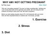 WHY AM I NOT GETTING PREGNANT