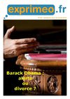 Barack Obama : divorce ou alerte ?