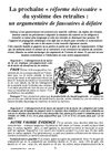 RETRAITES : un argumentaire de faussaires à défaire