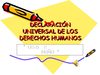 DECLARACIN UNIVERSAL DE LOS DERECHOS HUMANOS