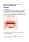 Cosmetic Surgery Leading to Better Lifestyle and Productivity, Midas Cosmetic