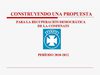 construyendo una propuesta recuperacion democratica Confenats