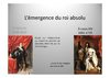 HISTOIRE 5M L'émergence du Roi absolu, d'Henri IV à Louis XIV