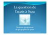 GEOGRAPHIE 5M La question de l'accès à l'eau