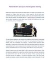 Piano Movers and your choice against moving