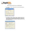 How to Install an SSL Certificate on an ASA Firewall