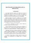 JEAN PIAGET Y SU INFLUENCIA EN LA PEDAGOGIA