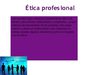 Ética profesional