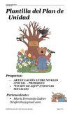Plantilla del Plan de Unidad: Proyecto de Articulación entre Niveles (Inicial y Primario) y Proyecto "Yo soy de...