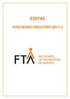 Edital FTA 2011.1