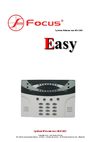 Notice centrale Alarme sans fil Focus Easy