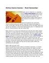 Online Casino Games – Must Remember Tips