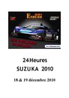 Règlement 24H de SUZUKA 2010