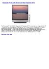 Panasonic PT-52LCX66 52-Inch LCD Rear Projection HDTV