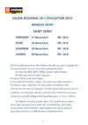 Aide pour visiter le salon