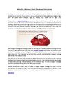 Why Do Women Love Designer Handbags