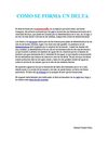 FORMACIÓN DE UN DELTA
