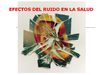 Efectos del ruido en la Salud
