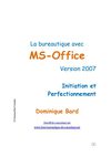 La Bureautique avec MS-Office Dominique Bard (Extraits) 
