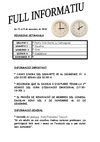Full informatiu de l'1 al 5 de novembre de 2010