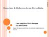 Derechos & Deberes de un Periodista