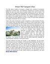 Emaar MGF Gurgaon Villas