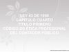 Etica profesional del contador publico