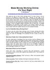 Make Money Working Online