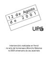 Caderno coa intervencións do aniversario de Reboiras (2001)