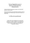 Normas leyes y deberes de un profesional