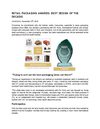 RETAIL PACKAGING AWARDS: BEST DESIGN OF THE DECADE!