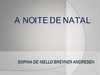 A noite de Natal - Sophia de M. B. Andresen