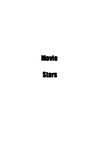 Movie Stars Book